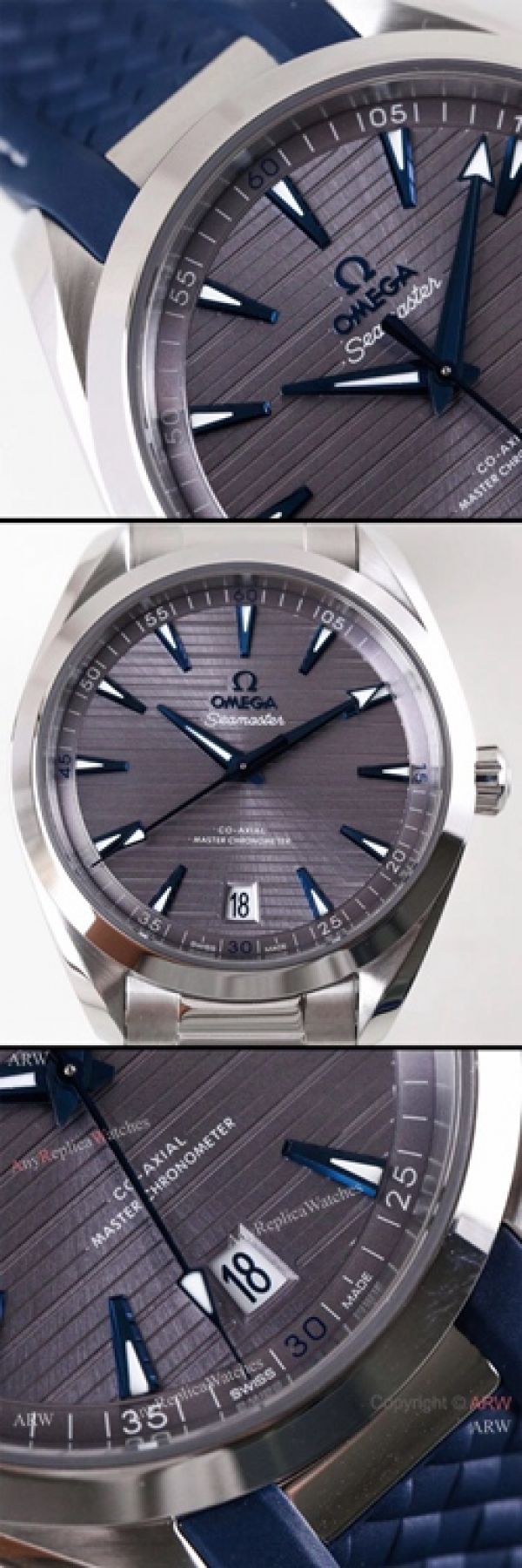 Swiss Grade 1 Omega Seamaster Aqua Terra Master 150m SS Gray Dial VSF 8900 Watch Swiss Grade 1 Omega Seamaster Aqua Terra Master 150m SS Gray Dial VSF 8900 Watch