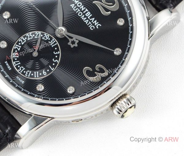 Mont blanc Knock off Star Legacy Moon phase Black Dial Watch Swiss 1:1 Fake Montblanc Mont blanc Knock off Star Legacy Moon phase Black Dial Watch Swiss 1:1 Fake Montblanc