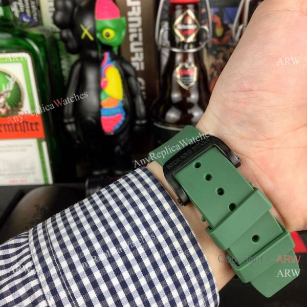 Wholesale Richard Mille Knock off RM 61-01 Yohan Blake Watch Green Rubber Band Wholesale Richard Mille Knock off RM 61-01 Yohan Blake Watch Green Rubber Band