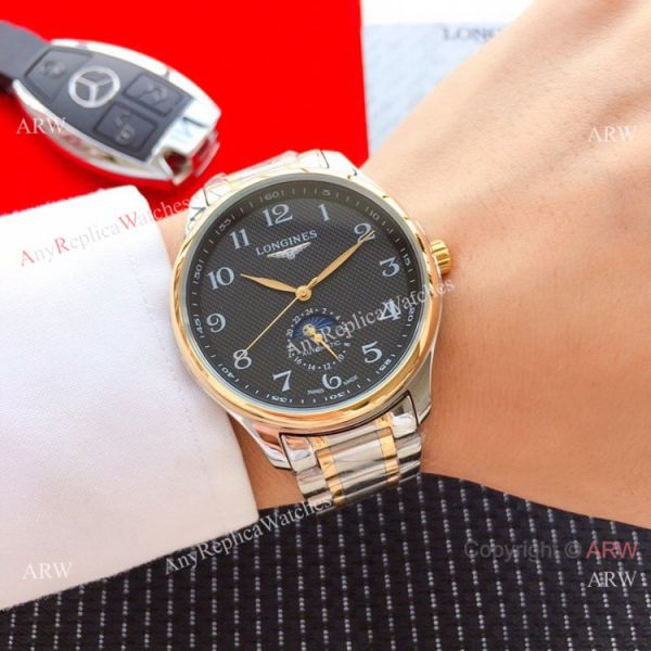 2019 Replica Longines Master Moonphase Automatic 40mm Watch Two Tone 2019 Replica Longines Master Moonphase Automatic 40mm Watch Two Tone