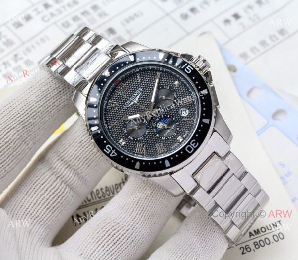 Longines HydroConquest 2-Tone Black Bezel Watches New Replica Longines HydroConquest 2-Tone Black Bezel Watches New Replica