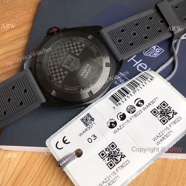 Swiss Tag Heuer Formula 1 Calibre 5 Men Watch Black Leather Strap Swiss Tag Heuer Formula 1 Calibre 5 Men Watch Black Leather Strap