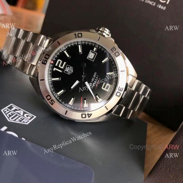 Swiss Tag Heuer Formula 1 CALIBRE 5 Bracelet Stainless Steel Black Face Swiss Tag Heuer Formula 1 CALIBRE 5 Bracelet Stainless Steel Black Face