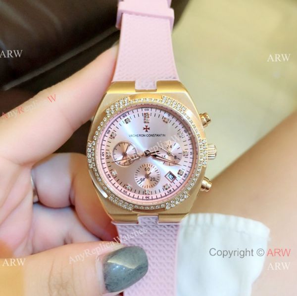 Vacheron Constantin Overseas Rose Gold Chrono Watch Women Vacheron Constantin Copy Vacheron Constantin Overseas Rose Gold Chrono Watch Women Vacheron Constantin Copy