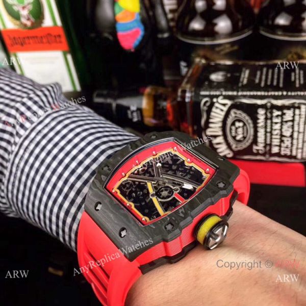 Swiss Copy Richard Mille RM67-02 Automatic Watch NTPT Carbon Skeletal Dial 48mm Swiss Copy Richard Mille RM67-02 Automatic Watch NTPT Carbon Skeletal Dial 48mm