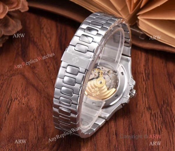 New Patek Philippe Nautilus Moon Phase Watch Stainless Steel Black Dial New Patek Philippe Nautilus Moon Phase Watch Stainless Steel Black Dial