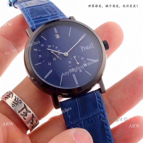 New Copy Piaget Altiplano Watch Black Case Leather Strap New Copy Piaget Altiplano Watch Black Case Leather Strap