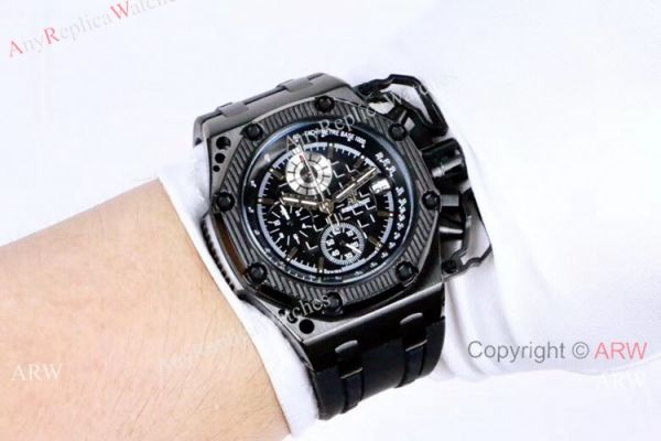 All Black Audemar Piguet Survivor Royal Oak Offshore Watches All Black Audemar Piguet Survivor Royal Oak Offshore Watches