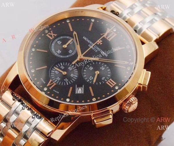 Vacheron Constantin Geneve VK 2 Tone Rose Gold Watch 42mm Vacheron Constantin Geneve VK 2 Tone Rose Gold Watch 42mm