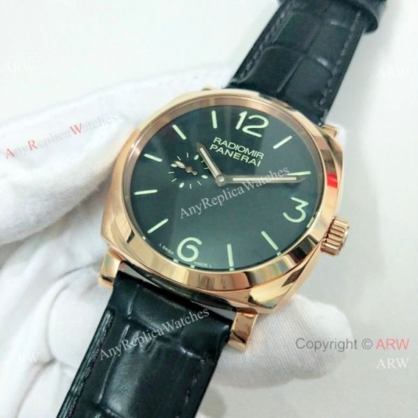 Fake Panerai Radiomir Rose Gold Black Dial 45mm Watch PAM00575 Fake Panerai Radiomir Rose Gold Black Dial 45mm Watch PAM00575