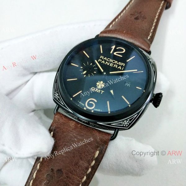 New Style Copy Panerai Radiomir Firenze Black Case Watch 45mm New Style Copy Panerai Radiomir Firenze Black Case Watch 45mm