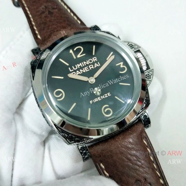 2019 New Replica Panerai Luminor Firenze PAM972 Watch SS Black Face 2019 New Replica Panerai Luminor Firenze PAM972 Watch SS Black Face