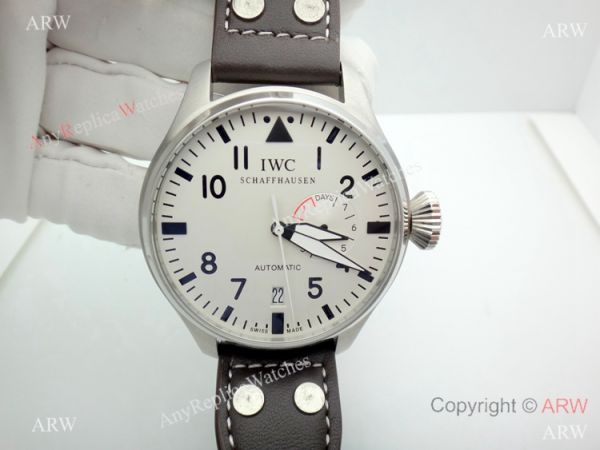 Copy IWC Big Pilot Le Petit Prince SS White Dial Watch with Power Reserve Copy IWC Big Pilot Le Petit Prince SS White Dial Watch with Power Reserve