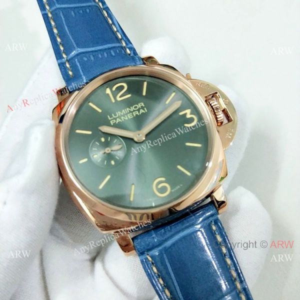 Copy Panerai Luminor Due PAM00677 Gray Dial Rose Gold Watch 42mm Copy Panerai Luminor Due PAM00677 Gray Dial Rose Gold Watch 42mm