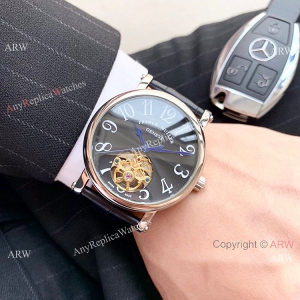 Clone Franck Muller Geneve Tourbillon Rose Gold Men Watch 42mm Clone Franck Muller Geneve Tourbillon Rose Gold Men Watch 42mm