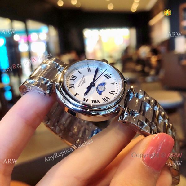 Longines PrimaLuna Quartz White Dial Ladies Watch New Replica Longines PrimaLuna Quartz White Dial Ladies Watch New Replica