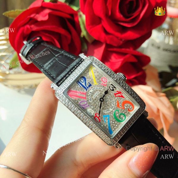 Replica Franck Muller Long Island Color Dreams Watch Diamond Case Replica Franck Muller Long Island Color Dreams Watch Diamond Case