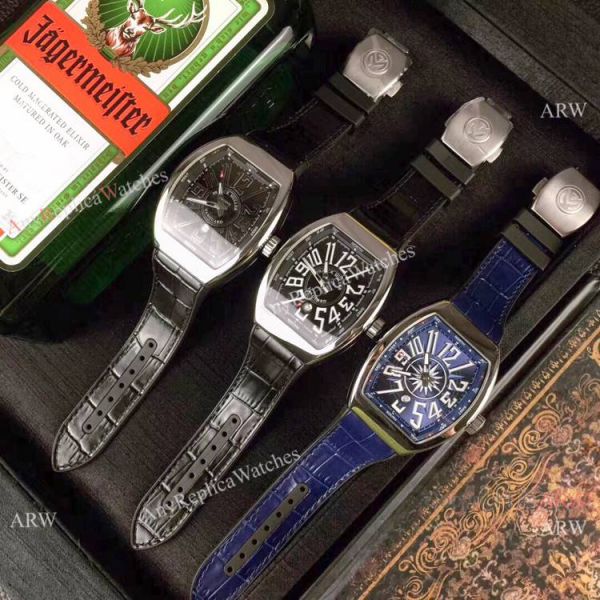 Franck Muller Vanguard Yachting SS Blue Dial Knock off Watches China Franck Muller Vanguard Yachting SS Blue Dial Knock off Watches China