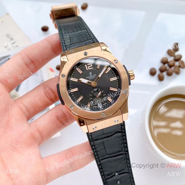 Solid Black Hublot Classic Fusion Men Watch New Replica Solid Black Hublot Classic Fusion Men Watch New Replica