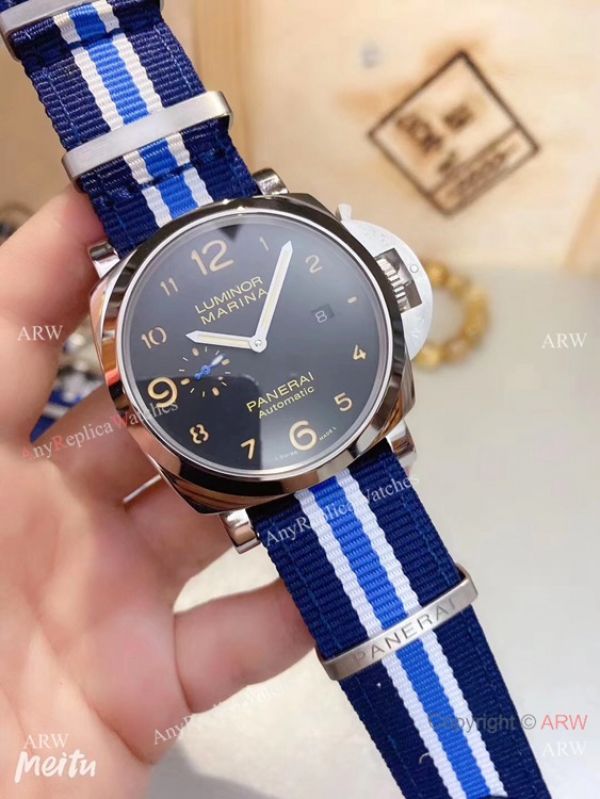 Best Replica Panerai Luminor Marina Black Dial Nato Strap Mens Watch Best Replica Panerai Luminor Marina Black Dial Nato Strap Mens Watch