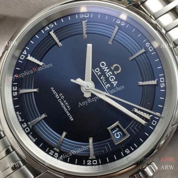 Swiss Replica Omega DeVille Hour Vision Stainless Steel Blue Dial Watch VS Factory 8900 Movement Swiss Replica Omega DeVille Hour Vision Stainless Steel Blue Dial Watch VS Factory 8900 Movement