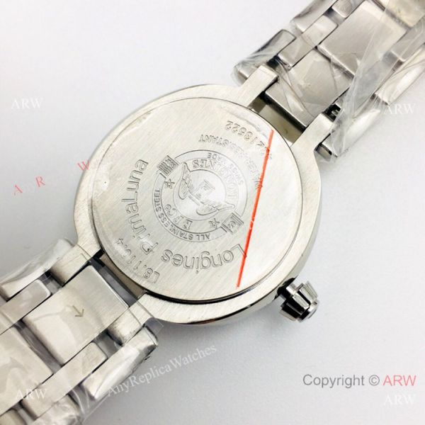 (VS) Swiss Replica Longines PrimaLuna Watch Stainless Steel MOP Dial (VS) Swiss Replica Longines PrimaLuna Watch Stainless Steel MOP Dial