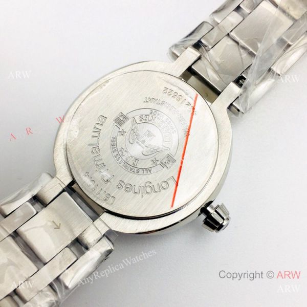 (VSF) Swiss Copy Longines PrimaLuna Stainless Steel Diamond Watch (VSF) Swiss Copy Longines PrimaLuna Stainless Steel Diamond Watch
