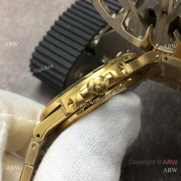 Grade 1A Replica Patek Philippe Nautilus GB Factory Cal.324 Yellow Gold Black Dial Watch Grade 1A Replica Patek Philippe Nautilus GB Factory Cal.324 Yellow Gold Black Dial Watch