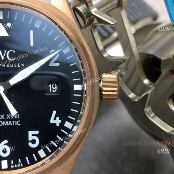 Super Clone IWC Big Pilots Spitfire Bronze Case Black Dial Watch Swiss Made Super Clone IWC Big Pilots Spitfire Bronze Case Black Dial Watch Swiss Made