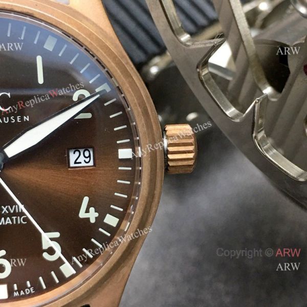 Swiss Replica IWC Big Pilots Spitfire 9015 Watch Bronze Case Brown Dial Swiss Replica IWC Big Pilots Spitfire 9015 Watch Bronze Case Brown Dial