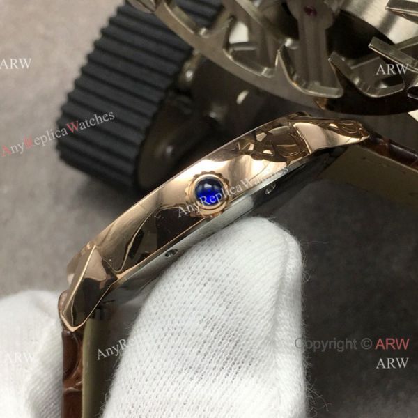 (GB Factory)Swiss Copy Cartier Ronde Solo De Watch Rose Gold Diamond (GB Factory)Swiss Copy Cartier Ronde Solo De Watch Rose Gold Diamond
