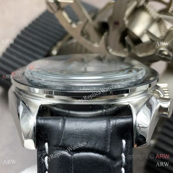 (OM) Swiss Replica Omega Speedmaster Racing Master Chronomeyer Watch Black Leather Strap (OM) Swiss Replica Omega Speedmaster Racing Master Chronomeyer Watch Black Leather Strap