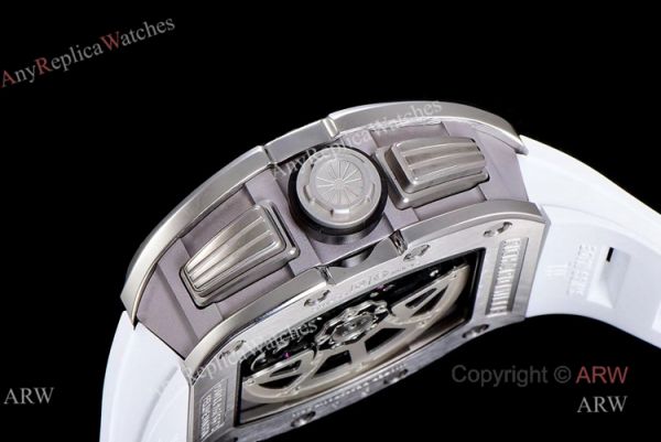 KV Factory Richard Mille RM 011 White Rubber Band Replica Watches For Men KV Factory Richard Mille RM 011 White Rubber Band Replica Watches For Men