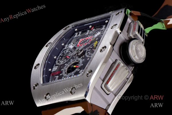 KV Factory Richard Mille RM 011 Black Kite Replica Watches With Camouflage Rubber Strap KV Factory Richard Mille RM 011 Black Kite Replica Watches With Camouflage Rubber Strap