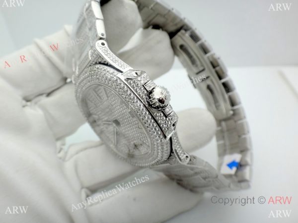 Best Replica Iced Out Patek Philippe Nautilus Men Watch Swiss Grade 1 Best Replica Iced Out Patek Philippe Nautilus Men Watch Swiss Grade 1