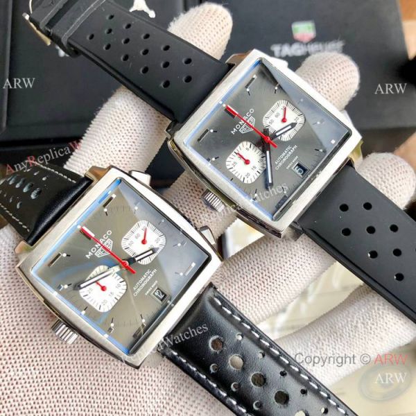 AAA Fake Tag Heuer Monaco Calibre 12 Watch Gray Version AAA Fake Tag Heuer Monaco Calibre 12 Watch Gray Version