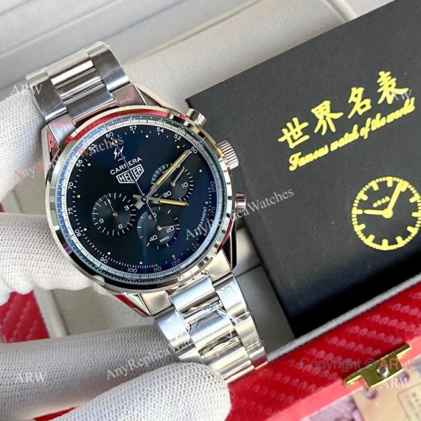 High Quality Replica Tag Heuer Carrera Chronograph Watches Stainless Steel High Quality Replica Tag Heuer Carrera Chronograph Watches Stainless Steel