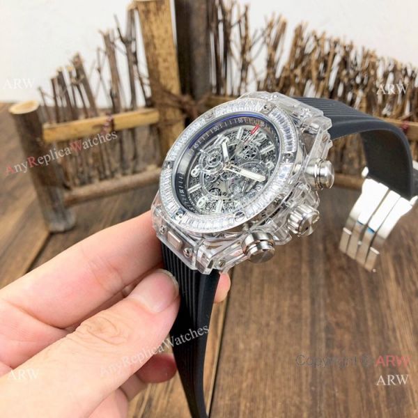Big Bang Unico Diamond Bezel Hublot Transparent Watch New Replica Big Bang Unico Diamond Bezel Hublot Transparent Watch New Replica