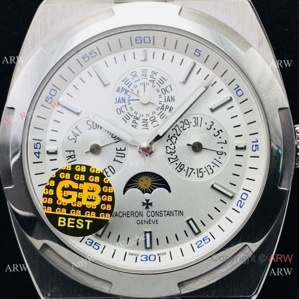 GB Vacheron Constantin Overseas Perpetual Calendar Men Watch SS Silver Dial GB Vacheron Constantin Overseas Perpetual Calendar Men Watch SS Silver Dial