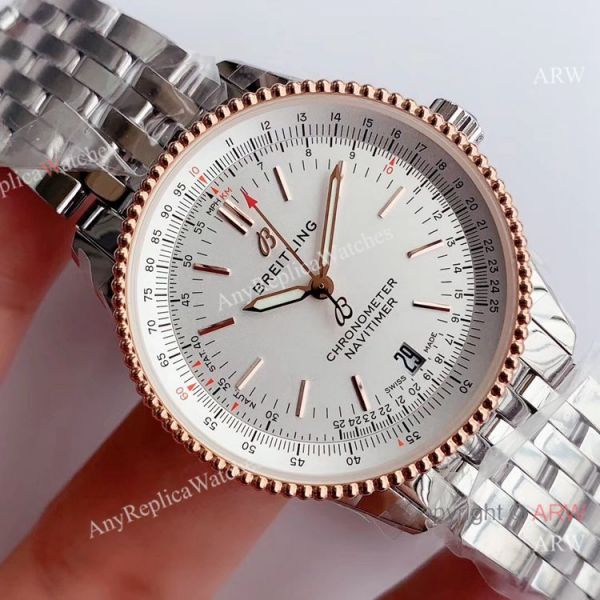 Highest Quality Breitling Navitimer 1 Swiss 2824 Watch Rose Gold Bezel Highest Quality Breitling Navitimer 1 Swiss 2824 Watch Rose Gold Bezel