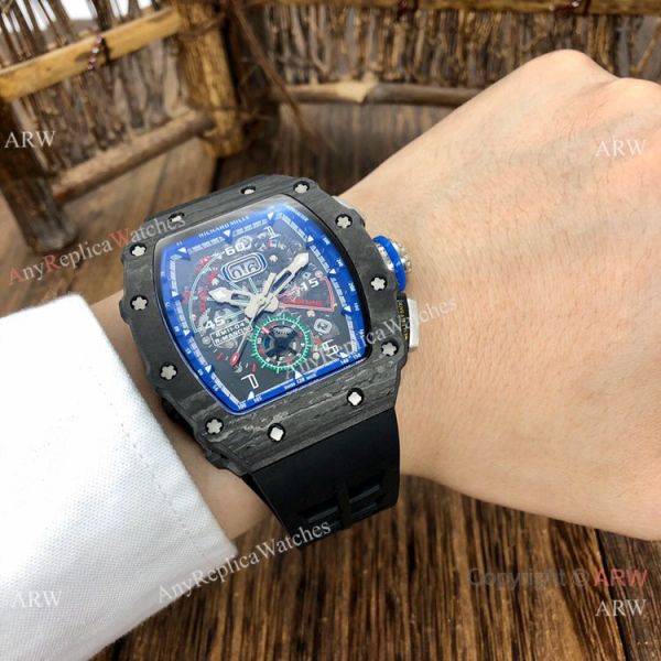 New Fake Richard Mille rm11-04 Men Watch Carbon Black Rubber Band New Fake Richard Mille rm11-04 Men Watch Carbon Black Rubber Band