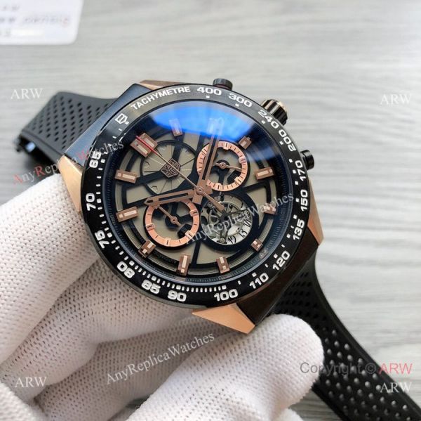 Best Quality Tag Heuer Carrera Rose Gold Skeleton Watches Best Quality Tag Heuer Carrera Rose Gold Skeleton Watches