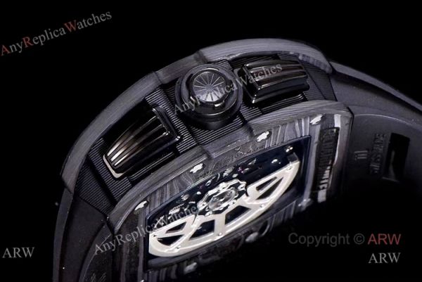KV Factory Swiss Replica Richard Mille RM 011 All Black Carbon Watch KV Factory Swiss Replica Richard Mille RM 011 All Black Carbon Watch