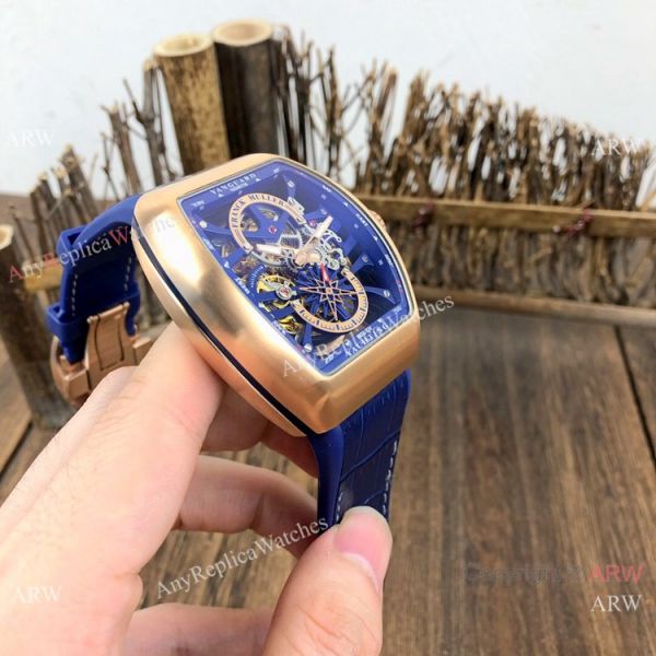 New Copy Franck Muller Vanguard Yachting Anchor Watch Rose Gold Skeleton Dial New Copy Franck Muller Vanguard Yachting Anchor Watch Rose Gold Skeleton Dial