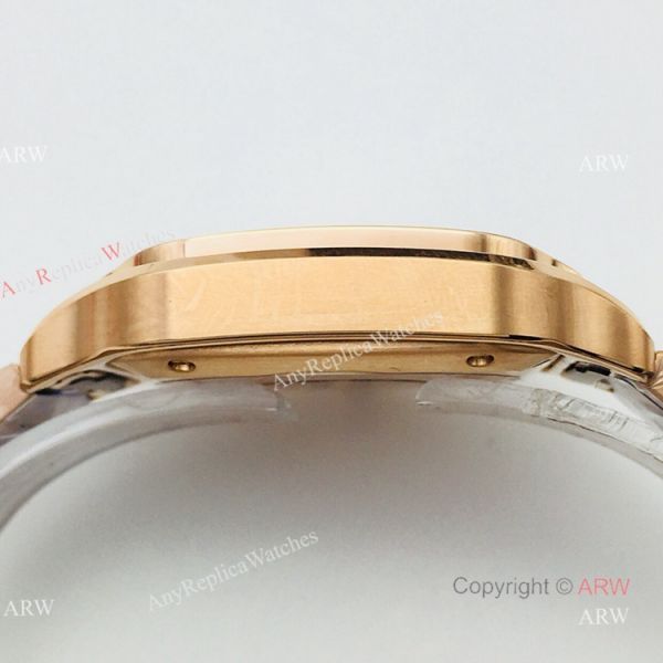 BV Factory 1:1 Cartier Santos De Cartier Watch Copy Rose Gold Diamond Ladies BV Factory 1:1 Cartier Santos De Cartier Watch Copy Rose Gold Diamond Ladies