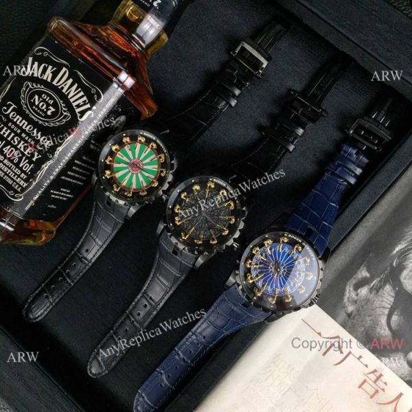 Copy Roger Dubuis Excalibur Knights Of The Round Table II watch All Black Copy Roger Dubuis Excalibur Knights Of The Round Table II watch All Black