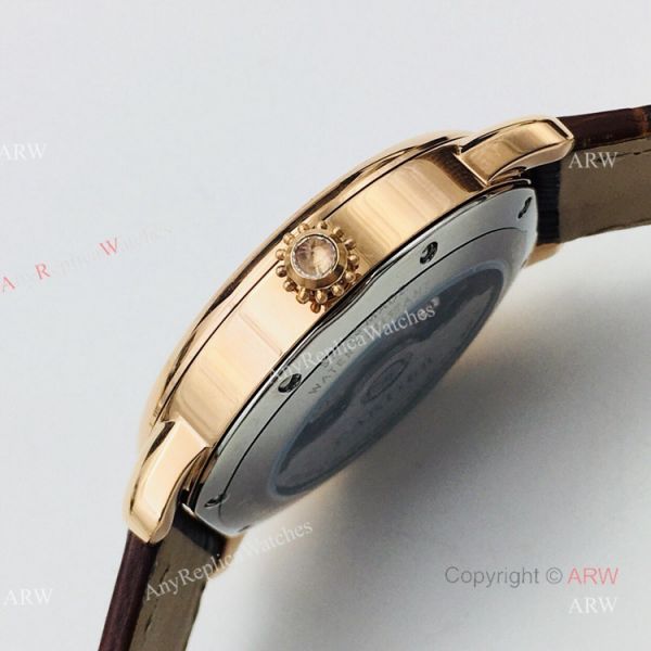 (EGF) New Replica Ronde De Cartier White Dial Rose Gold Automatic Watch 40mm (EGF) New Replica Ronde De Cartier White Dial Rose Gold Automatic Watch 40mm