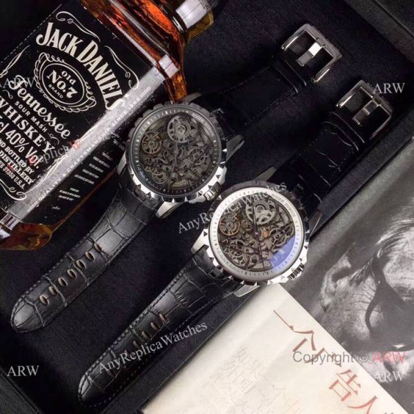 Roger Dubuis Excalibur Spider Men Watches Rose Gold Skeleton Face Roger Dubuis Excalibur Spider Men Watches Rose Gold Skeleton Face