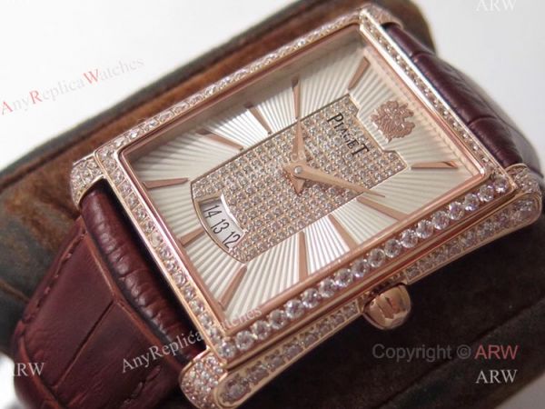 Swiss Replica Mens Piaget Emperador Rose Gold Diamond Watch Swiss Replica Mens Piaget Emperador Rose Gold Diamond Watch
