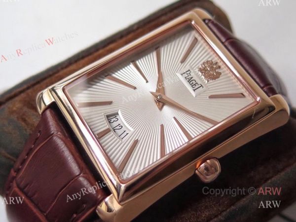Swiss Replica Mens Piaget Emperador Rose Gold Silver Dial Automatic Watch Swiss Replica Mens Piaget Emperador Rose Gold Silver Dial Automatic Watch